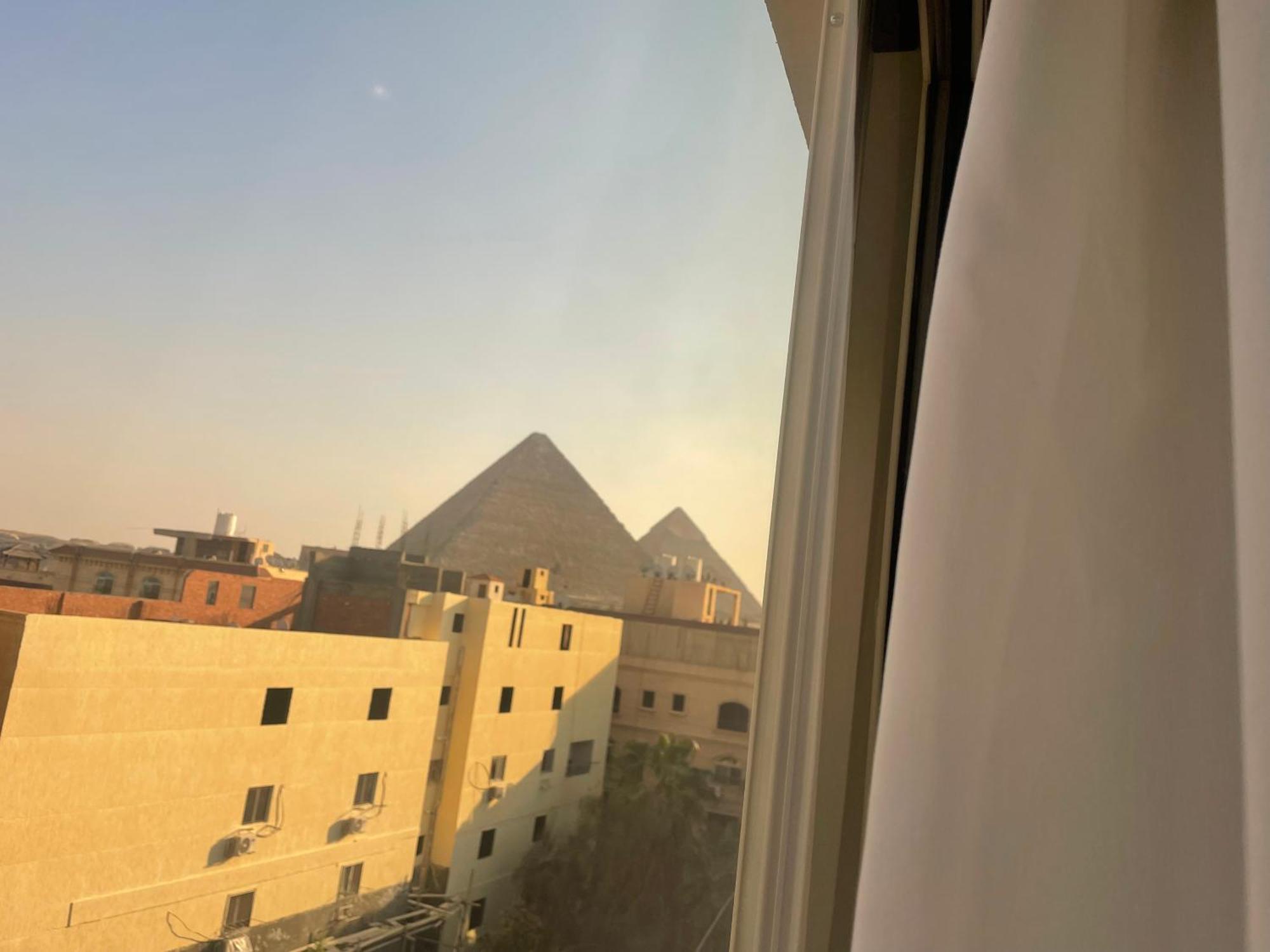 Diyar Pyramids Inn Kafret el-Gabal Exteriör bild