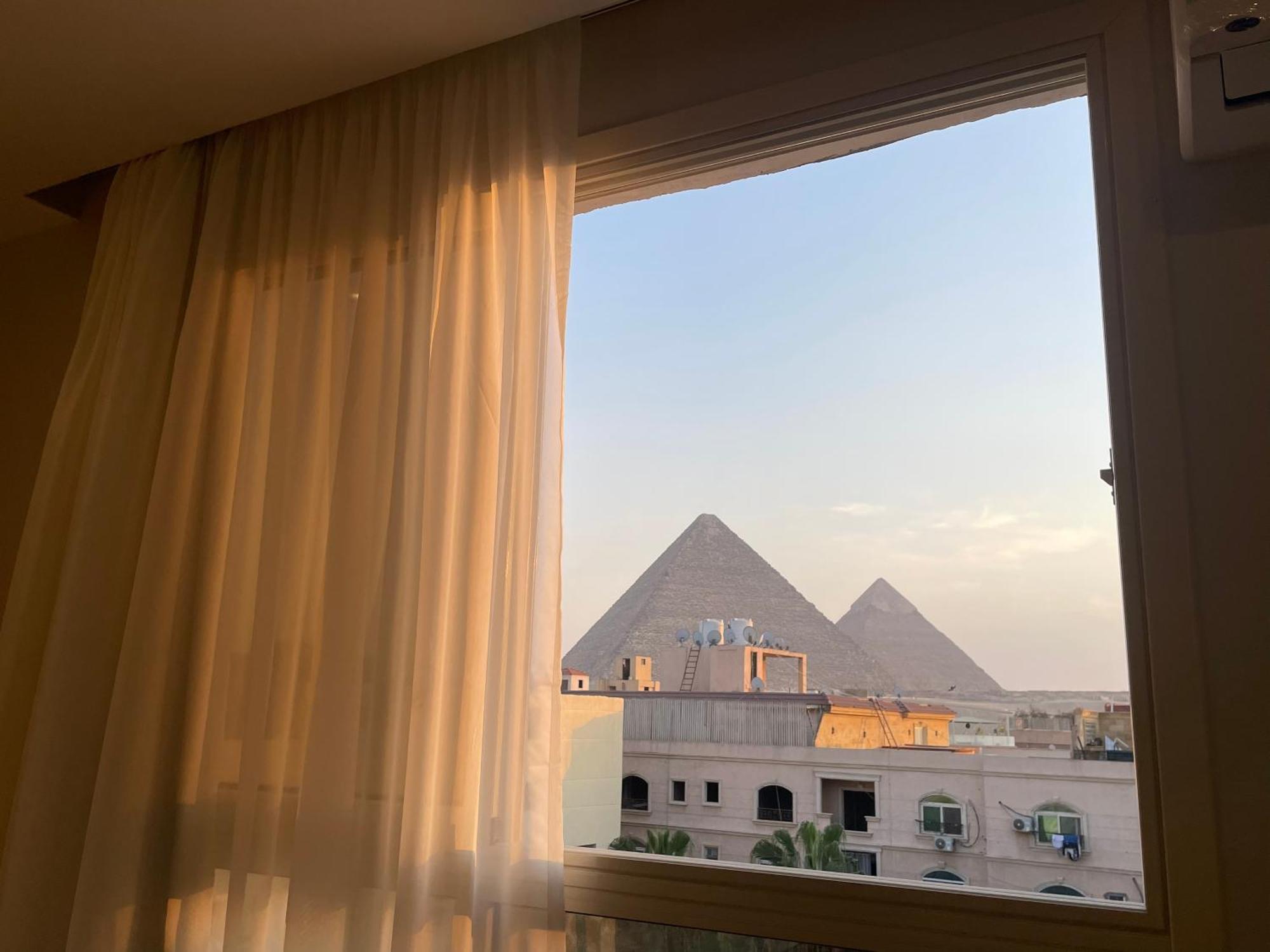 Diyar Pyramids Inn Kafret el-Gabal Exteriör bild